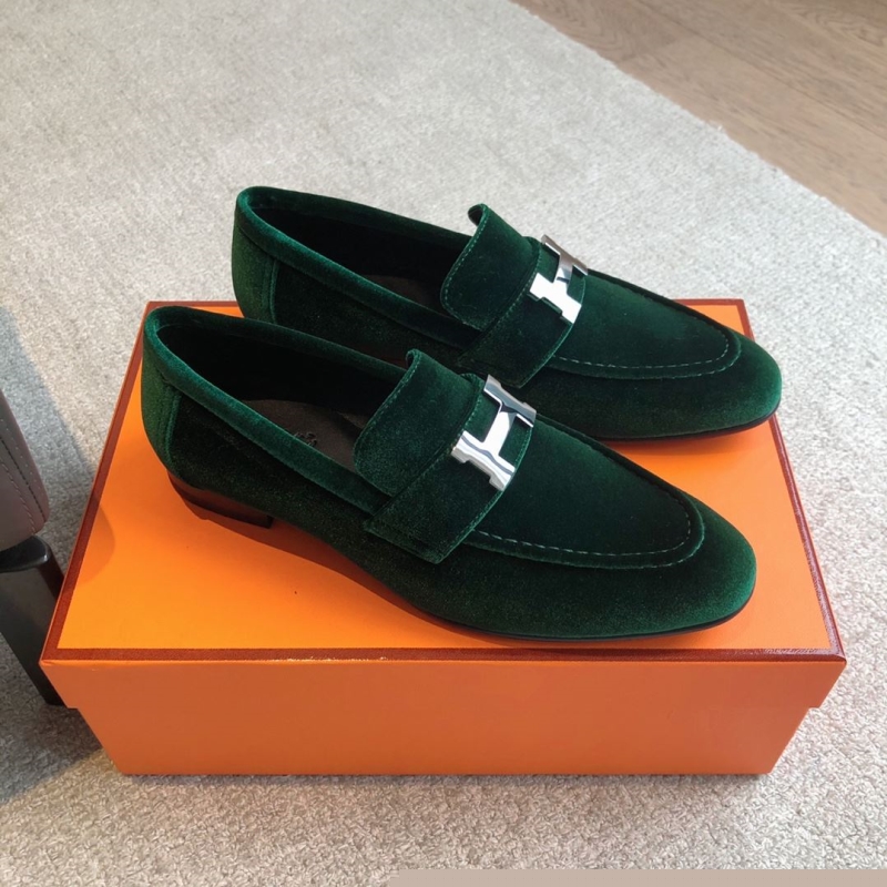 H**mes leather shoes